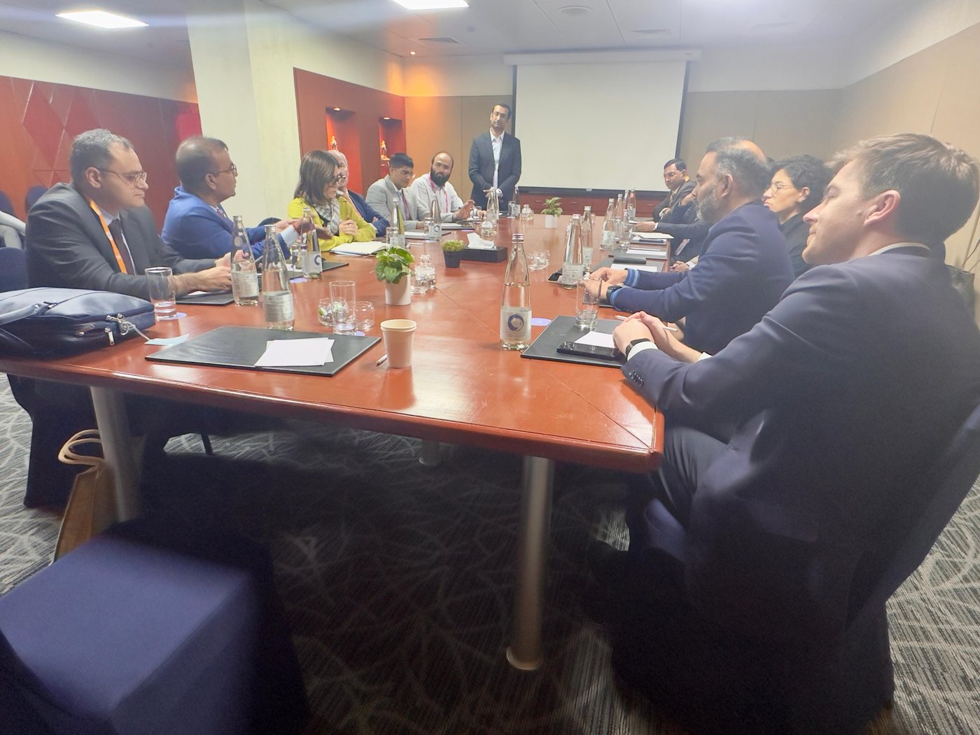 Dr. Khizer Hussain Junaidy at an insulin pump technology advisory panel at the World Congress of Diabetes, DiabetesIndia 2026, Hyderabad.